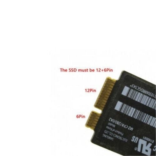 USB 3.0 to 12+6pin SSD HDD Hard Disk Drive for 2010 2011 Macbook Air A1369 A1370