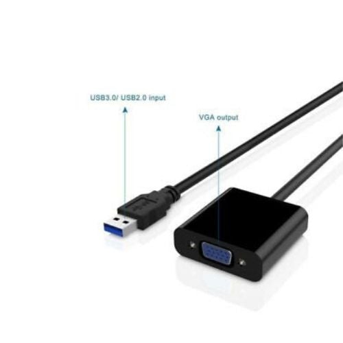 USB 3.0 to VGA Converter External Video Adapter Multi-Display Graphic Card