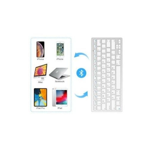 Mini Portable Bluetooth Wireless Keyboard for Mac Computers iPad iPhone