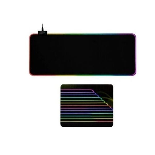 GNS  Gaming Mouse Pad RGB Led Light Color Switching for Computer Laptop Large