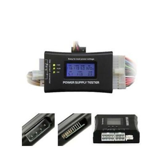 Power Supply Tester PC Computer LCD 20/24 Pin 4 PSU ATX BTX ITX SATA HDD Digital