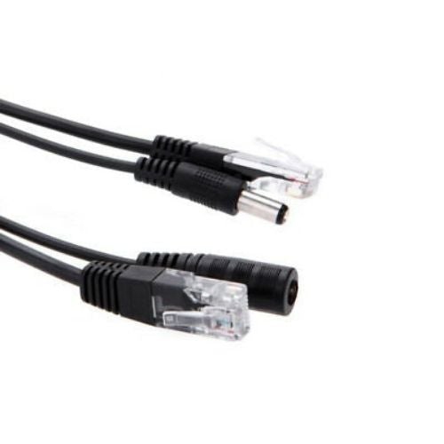 Passive Power over Ethernet PoE Adapter Injector+ Splitter Kit 5v 12v 24v 48v