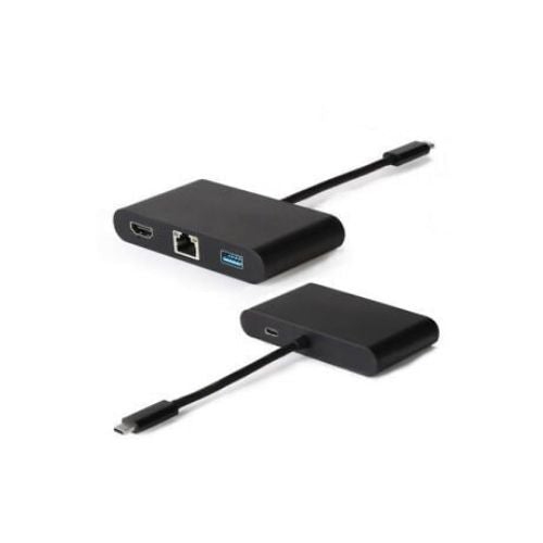 USB-C to HDMI / USB 3.0 OTG / Gigabit Ethernet Adapter w/ USB 3.1 Charging Port