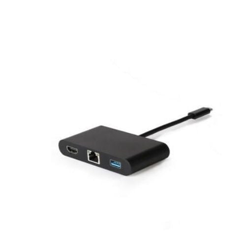 USB-C to HDMI / USB 3.0 OTG / Gigabit Ethernet Adapter w/ USB 3.1 Charging Port