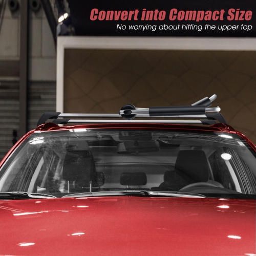 Patiojoy J-Bar Kayak Roof Rack Angle-adjustment Car Top Carrier on SUV & RV for Surfboard Kayak Canoe