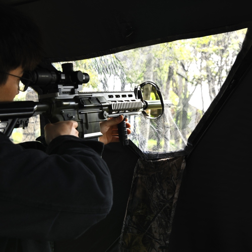Tente de chasse portative 3 personnes de PatioJoy pour la chasse au vrai bois de camouflage