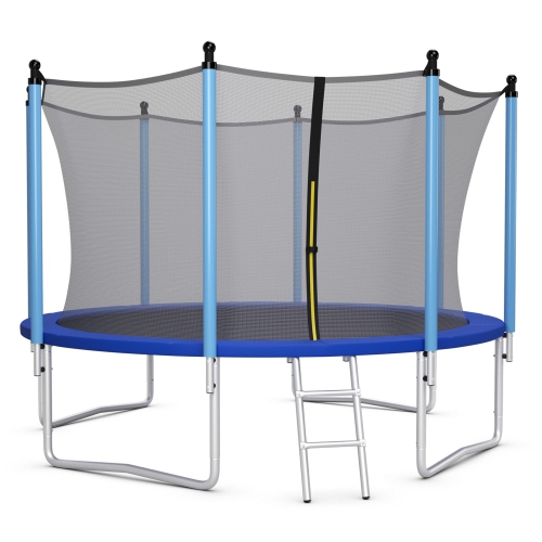 Gymax 12FT Jumping Exercise Recreational Bounce Trampoline W/Safety Net