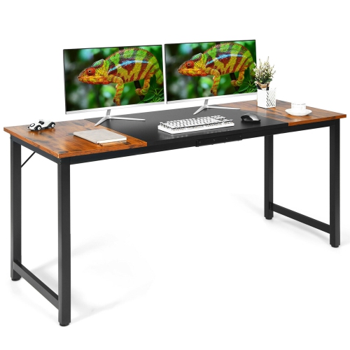 Gymax 63'' Large Computer Desk Writing Workstation Conference Table Home Office