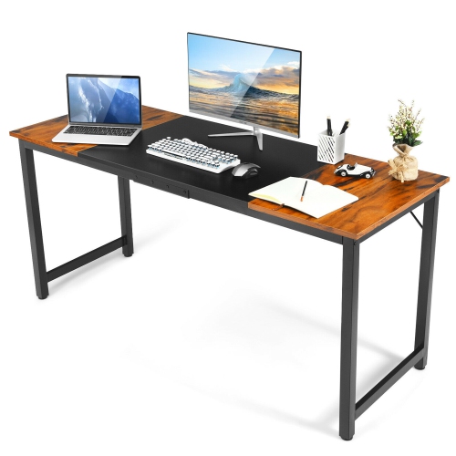 Gymax 63'' Large Computer Desk Writing Workstation Conference Table Home Office