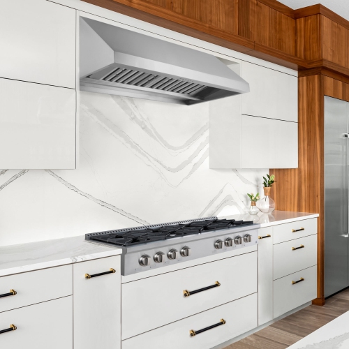 Ancona 48 in. Commercial Style Stainless Steel Slide-In Gas Cooktop