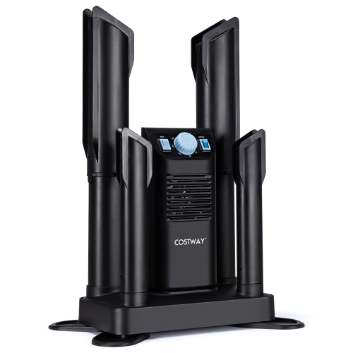 Costway Electric Shoe Boot Dryer 4 Shoes W/ Ozone Disinfection 180 Mins Timer