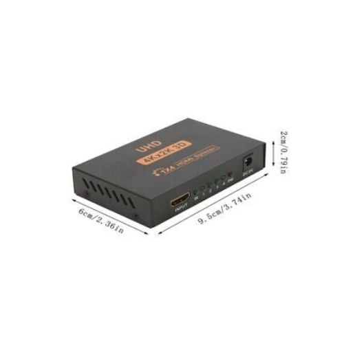 HDMI Splitter 4K 1 to 4 Output 4 Port Amplifier 4 Way Mirror Display Audio Video