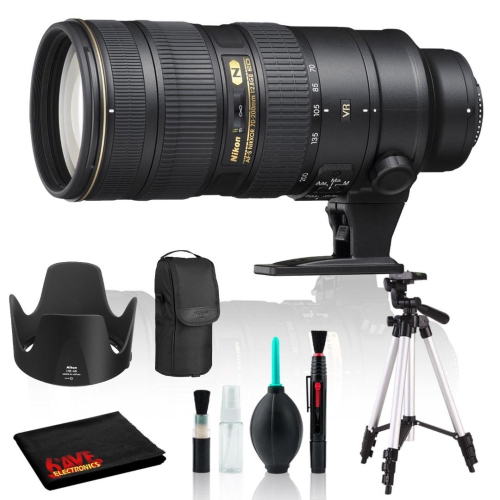 Nikon AF-S VR Zoom-NIKKOR 70-200mm f/2.8G IF-ED with Tripod (Intl