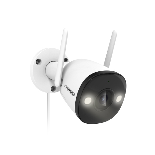 Defender GUard Pro 2K Wi-Fi. Caméra de sécurité enfichable avec vision nocturne couleur, conversation bidirectionnelle, détection humaine intelligent