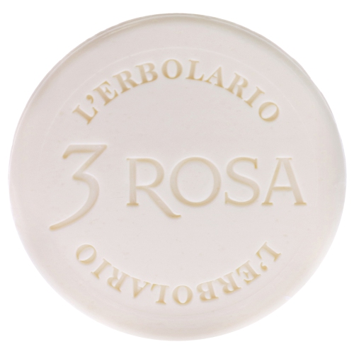 3 Rose Perfumed Bar Soap by LErbolario for Unisex - 3.5 oz Soap