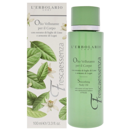 LERBOLARIO  Smoothing Body Oil - Frescaessenza By for Unisex - 3.3 OZ Oil