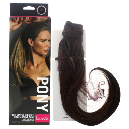 Simply Straight Pony - R10 Chestnut by Hairdo for Women - 18 Inch Hair Extension