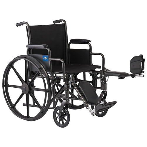 Medline K1 18" Wheelchair with Elevating Leg Rests