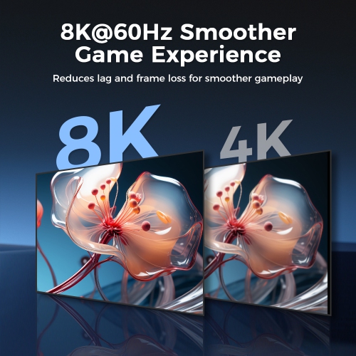 Câble HDMI 2,1 8K Saga – 3 M, 48 Gb/s Ultra HD, 8K@60 Hz, 4K@120 Hz, HDR10+, Dolby Atmos, eARC – Tressé, plaqué or – PS5, Xbox,