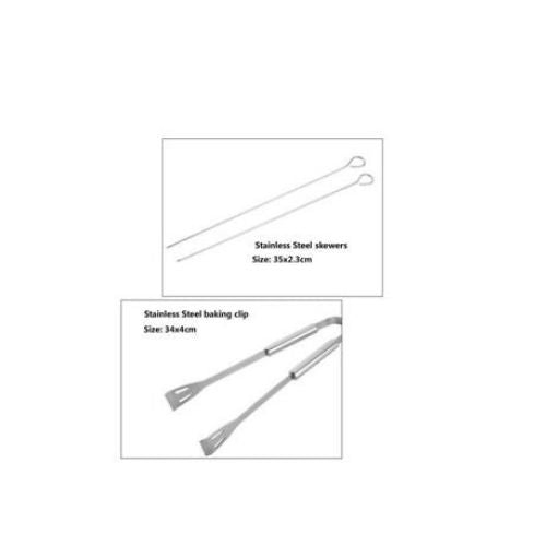 20 PCS BBQ Grill Tool Set Stainless Steel Barbecue Tool Sets Extra Thick