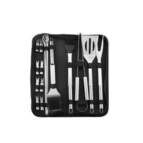 20 PCS BBQ Grill Tool Set Stainless Steel Barbecue Tool Sets Extra Thick