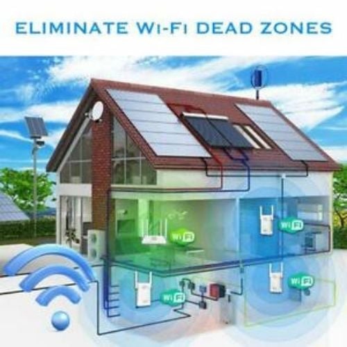 Wireless Signal Booster WiFi Extender AC 1200 Dual Band Repeater Router AP