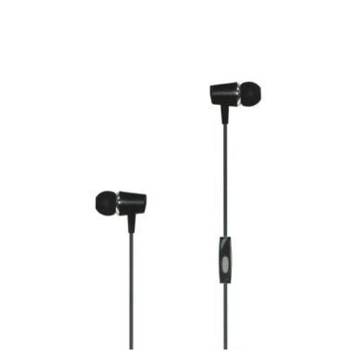 Écouteurs bouton de 3,5 mm avec bouton à une touche et microphone pour téléphone et musique