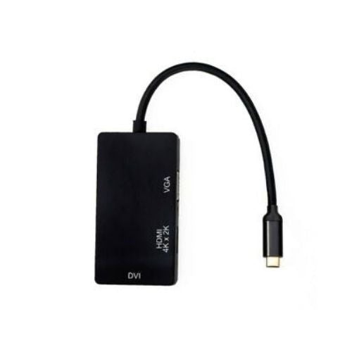 USB-C to HDMI / DVI / VGA Converter Video Adapter 4K x 2K