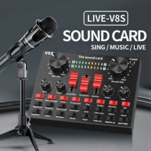 Sound Mixer Sound Effect Voice Changer for Broadcast Livestream Mobile Phone PC