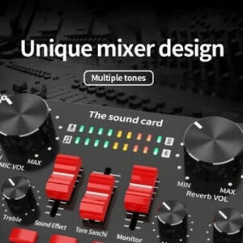 Sound Mixer Sound Effect Voice Changer for Broadcast Livestream Mobile Phone PC