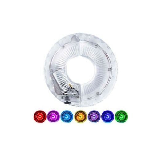 LED Bike Wheel Light 7 Color USB Rechargeable Hub Safety Tire Lights