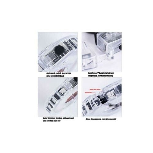 LED Bike Wheel Light 7 Color USB Rechargeable Hub Safety Tire Lights