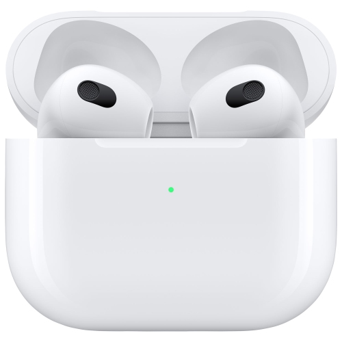 Boîte ouverte - Écouteurs boutons 100 % sans fil AirPods Apple avec étui de recharge MagSafe - Blanc