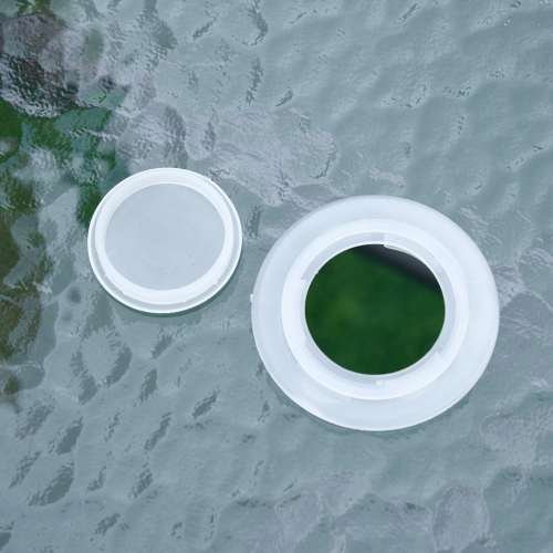 Outsunny Metal Garden Dining Table with Umbrella Hole, Outdoor Patio Table with Tempered Glass Top, 47.25" x 31.5"