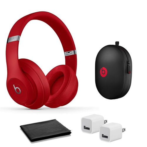 Beats Studio3 Wireless On-Ear Headphones - RED with USB