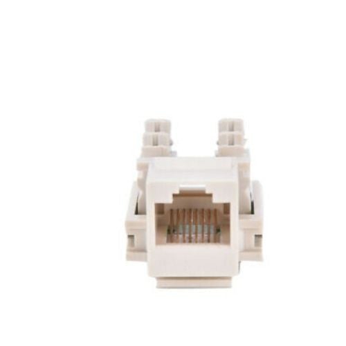 Keystone Jack Cat5e réseau blanc Ethernet 110 raccordement 8P8C RJ45