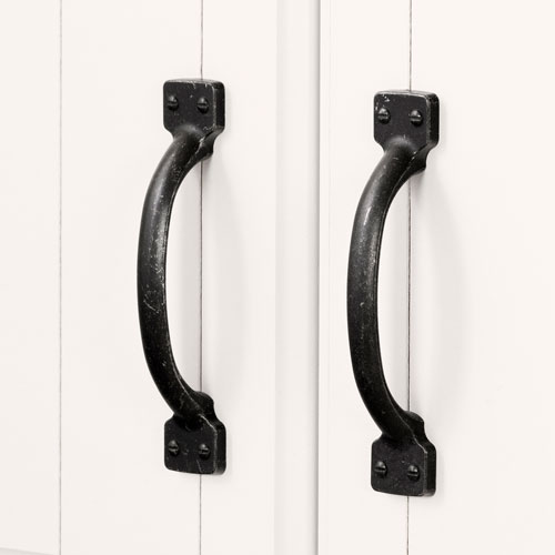 Armoire de rangement contemporaine à 4 portes Farnel de South Shore - Blanc pur