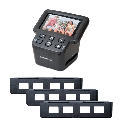 MAGNASONIC  24Mp Film Scanner With Large 5" Display & HDMI, 35MM Slide Film Holder, Converts Film & Slides Into Jpegs