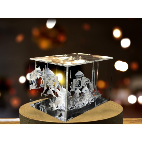 Hagia Sophia 3D Engraved Crystal Decor
