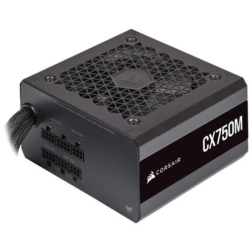 Bloc d'alimentation semi-modulaire de 750 W ATX CX-M de Corsair