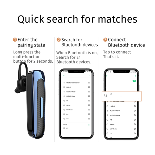 Écouteurs mains libres 30 heures d’autonomie pour les entreprises et les camionneurs