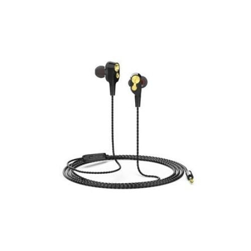 Double Unit Drive In Ear Earphone HiFi Quality Sound Headphone Earbud
