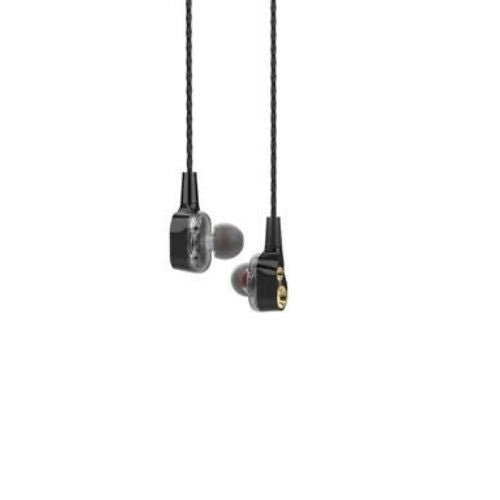 Double Unit Drive In Ear Earphone HiFi Quality Sound Headphone Earbud