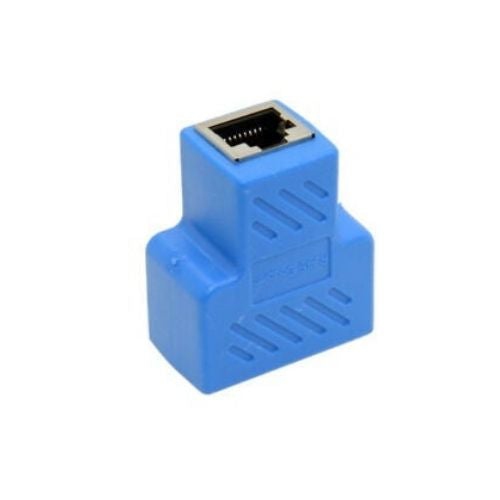 Network Splitter Ethernet Cable 1 to 2 Y Adapter RJ45 CAT5e CAT 6
