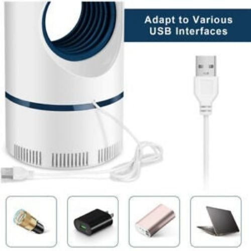 Electric Mosquito Killing Trap Lamp Non-Toxic Insect Fly Bug Zapper Catcher