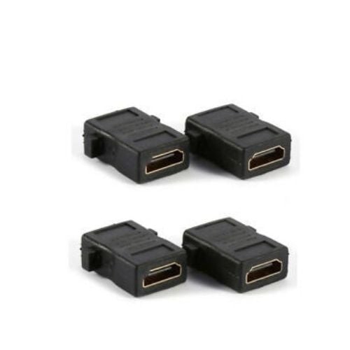 4 Port HDMI Female Wall Plate Face Panel Coupler Outlet Extender Socket