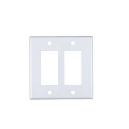 4 Port HDMI Female Wall Plate Face Panel Coupler Outlet Extender Socket
