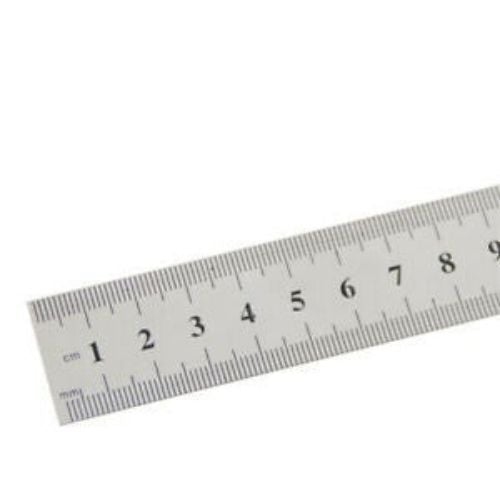 Metal Stainless Steel Ruler Metric Rigid Straight Edge for Measuring 30CM