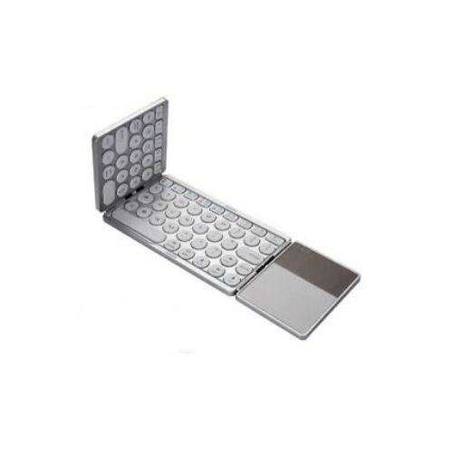 Clavier sans fil avec pavé tactile et trois volets Bluetooth portatif rechargeable