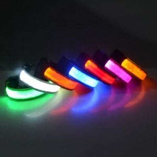 LED Armband Reflective Running Gear Bracelet Glow LED Light Band